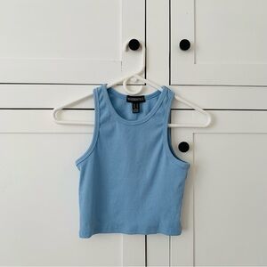 SWS Essentials Baby Blue Ribbed Tank Top Size Medium